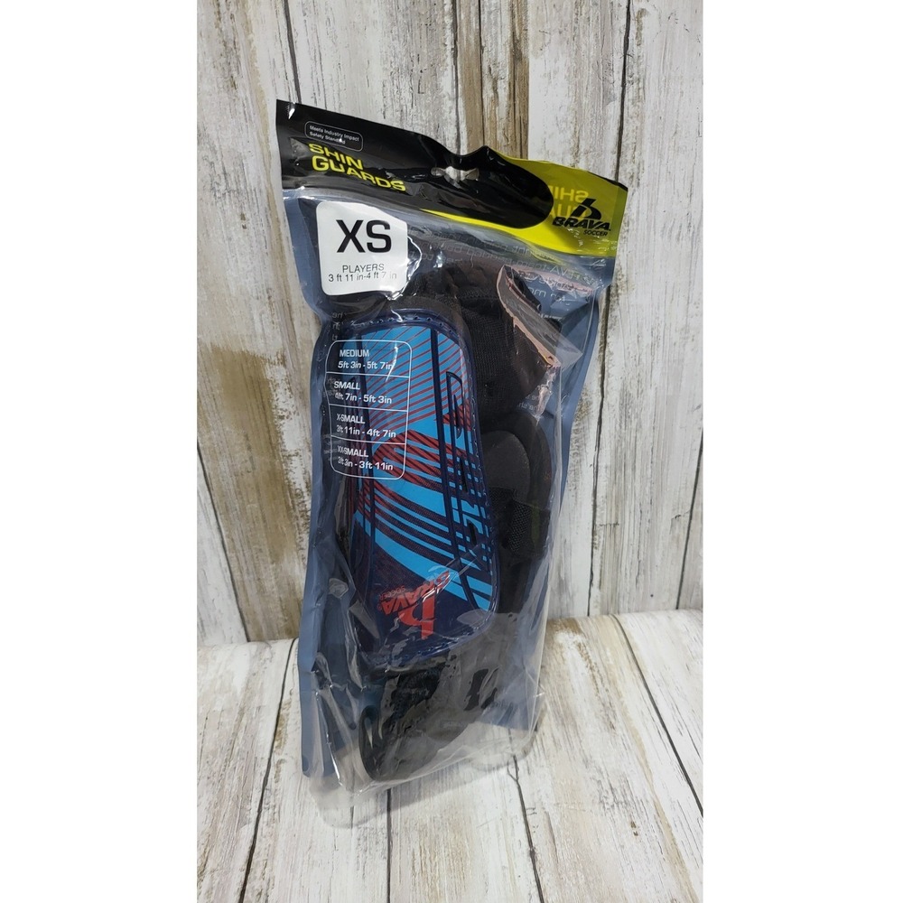 Brava Soccer Shin Guards XS Extra Small Youth Protective Gear New - Picture 5 of 7